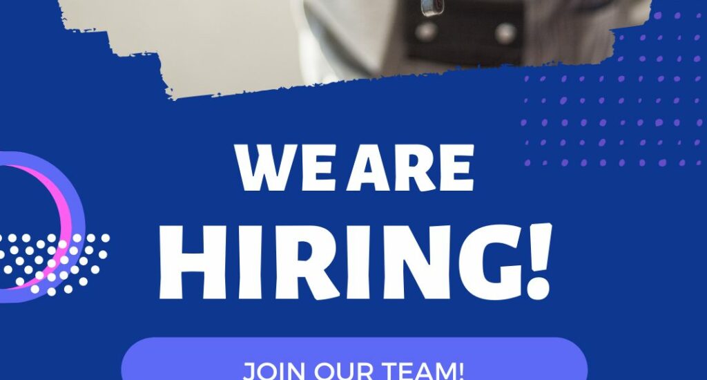 We are hiring
