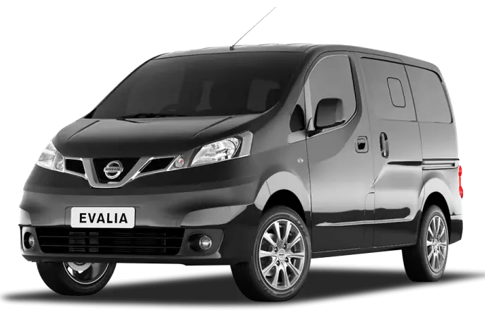 Hire a Nissan Evalia in Corfu