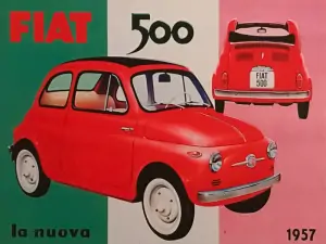 Fiat 500 Cabrio rentals in Corfu 5 Fiat 500C vintage