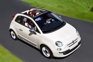 Fiat 500 Cabrio rentals in Corfu 4 Fiat 500C